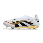 Chuteira Infantil Campo Adidas Predator 25 Elite Sem Cadarço FG Teamgeist Pack